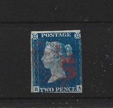 Two penny blue for sale  SUTTON