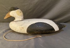 Carved eider duck for sale  South Portland