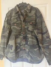CAMISA MILITAR MASCULINA JIPE CAMUFLAGEM LÃ BOTÃO PARA BAIXO TAMANHO EUA XL comprar usado  Enviando para Brazil