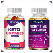 Suplemento queimador de gordura Keto Gummies Advanced Ketone perda de peso noite comprar usado  Enviando para Brazil