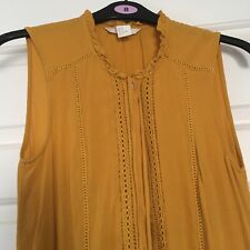 Mustard ocre sleeveless for sale  MALTON