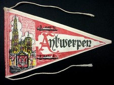 Fanion vintage antwerpen d'occasion  Boulogne-Billancourt