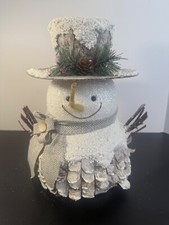 Snowman tree topper for sale  Glen Burnie