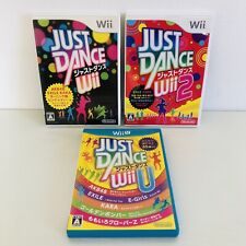 Conjunto de jogos Just Dance 1 2 e Wii U 3 Nintendo Wii versão japonesa testada comprar usado  Enviando para Brazil