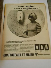 Pub chaffoteaux maury d'occasion  Expédié en Belgium