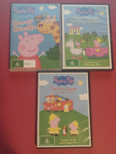 Conjunto Peppa Pig 3xDVD: Gerald Giraffe, The Fire Engine, George the Brave, usado comprar usado  Enviando para Brazil