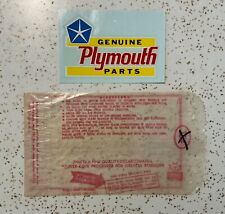 Genuine plymouth parts for sale  Grosse Pointe