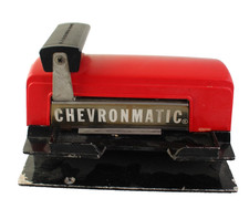 Usado, Máquina de cartão de crédito vintage Chevronmatic Farrington - Logotipo Chevron comprar usado  Enviando para Brazil