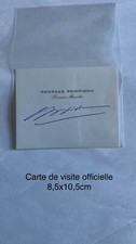 Autographe georges pompidou d'occasion  Brumath