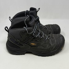 Botas Keen Braddock Mid Masculinas 12 D Couro Preto Verde Impermeável Caminhada Fabricadas nos EUA comprar usado  Enviando para Brazil