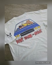 Camiseta Vintage Anos 80 90 Bad Boy Club Don't Drink And Drive Road Head Tamanho GG EUA comprar usado  Enviando para Brazil