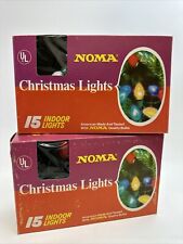 Vintage NOMA Natal 15 Conjunto de Luz Interna 2 Caixa Lote Caixa Original - LEIA DESC. comprar usado  Enviando para Brazil
