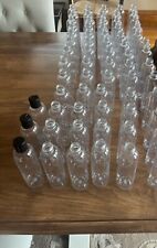 Garrafas PET de plástico transparente 8 oz com tampas de disco preto, quantidade recarregável 68 comprar usado  Enviando para Brazil