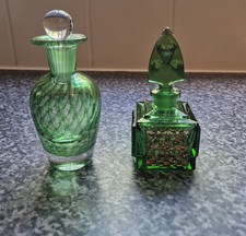 Vintage green glass for sale  LEAMINGTON SPA