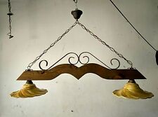 Lampadario rustico ferro usato  Acerra