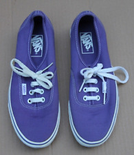 Vans purple plimsole for sale  ROMFORD