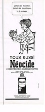 Publicite 1964 neocide d'occasion  Le Luc