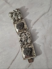 .bracelet vintage métal usato  Spedire a Italy