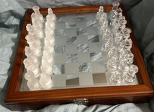 Clear glass wooden for sale  Hanover