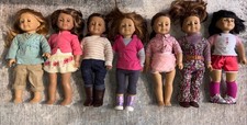 Juego de 7 muñecas American Girl Pleasant Company con ropa y accesorios segunda mano  Embacar hacia Mexico