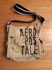 Usado, Bolsa de ombro Aeropostale Messenger vintage lona bronzeada satchel tiracolo ✅✅✅ comprar usado  Enviando para Brazil