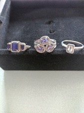 Silber 925 tansanit gebraucht kaufen  Walkenried