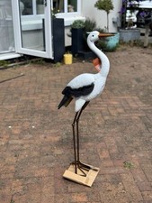 Metal heron garden for sale  GRANTHAM