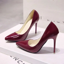 Sapatos de casamento femininos salto alto biqueira pontiaguda tamanho grande salto super alto comprar usado  Enviando para Brazil