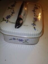 Caixa de sardinha de porcelana austríaca por volta de 1900, usado comprar usado  Enviando para Brazil