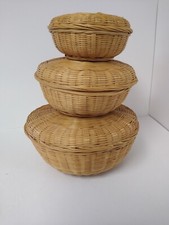 Stacking wicker baskets for sale  Denver