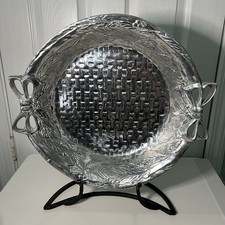 Cesta de alumínio fundido de azevinho tecer com arcos bandeja de servir prato... comprar usado Cesta de alumínio fundido de azevinho tecer com arcos bandeja de servir prato... comprar usado  Enviando para Brazil