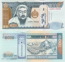 Mongolia 1000 tugrik for sale  Phoenix