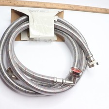 Mangueira universal para máquina de lavar roupa (2 peças) cotovelo 90 graus aço inoxidável 4' 1004061091, usado comprar usado  Enviando para Brazil