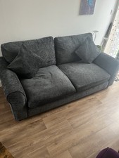 2x2grey sofas for sale  WARE