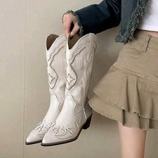 Cowboy stiefel cremeweiß gebraucht kaufen  Chemnitz