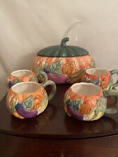 Ceramic harvest pumpkin for sale  Great Meadows