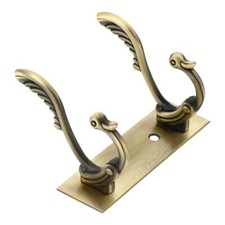 2 Gancho Acero Inoxidable Latón Antiguo Pared y Puerta Montado Toallero de comprar usado  Enviando para Brazil