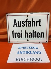 Emailleschild riginal ausfahrt gebraucht kaufen  Kirchberg