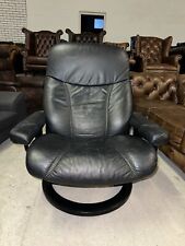 Ekornes stressless black for sale  CREWE