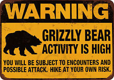 Warning grizzly bear for sale  Indianapolis