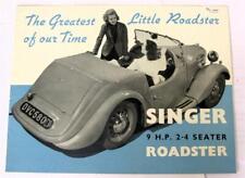 Singer 9hp roadster for sale  LEICESTER