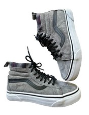 Tênis Vans Sk8 Hi tamanho feminino 7,5 masculino 6 cinza camurça sapatos casuais 721356 comprar usado  Enviando para Brazil