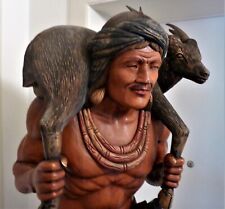 Holzfigur indianer holz gebraucht kaufen  Velbert