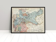 Landkarte deutsches reich gebraucht kaufen  Freiberg