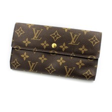 Carteira tripla Louis Vuitton Sarah LV monograma marrom revestida de lona #M1152 comprar usado Carteira tripla Louis Vuitton Sarah LV monograma marrom revestida de lona #M1152 comprar usado  Enviando para Brazil