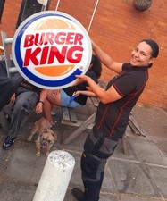 Burger king sign for sale  NOTTINGHAM
