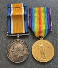 War medal pair for sale  BROMSGROVE
