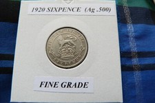 Fine 1920 sixpence for sale  WIMBORNE