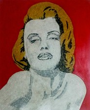 Mosaico artistico raffigurante usato  Modica