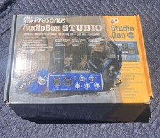 Pacote de gravação PreSonus AudioBox estúdio USB HD7 fones de ouvido microfone comprar usado  Enviando para Brazil